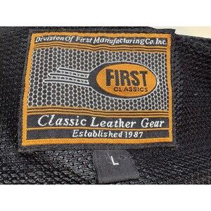 First Classics Concealed Carry Leather Vest Ambidextrous Cowboy Motorcycle LG